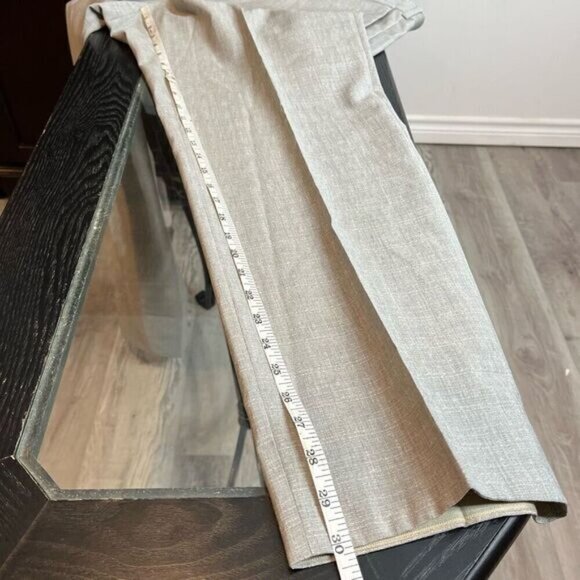 Coppley Men's Regular Fit Lightweight 100% Wool Dress Pants Gray Size 39R - Picture 9 of 13